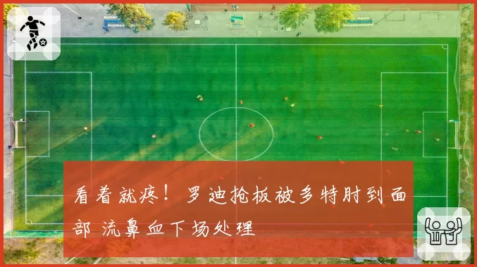 看着就疼!罗迪抢板被多特肘到面部 流鼻血下场处理